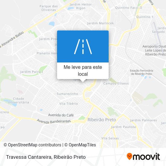 Travessa Cantareira mapa