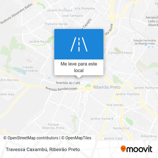 Travessa Caxambú mapa