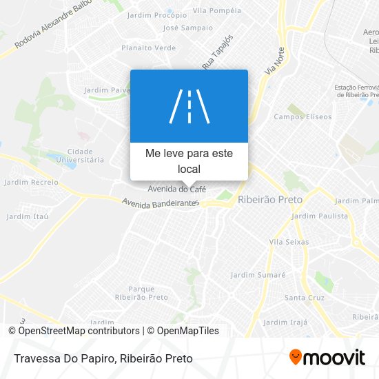 Travessa Do Papiro mapa