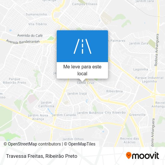 Travessa Freitas mapa