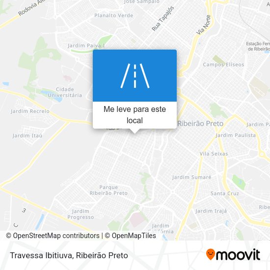 Travessa Ibitiuva mapa