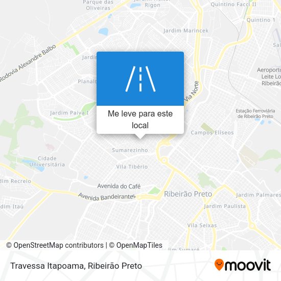Travessa Itapoama mapa