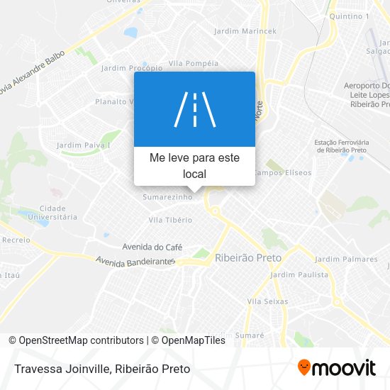 Travessa Joinville mapa