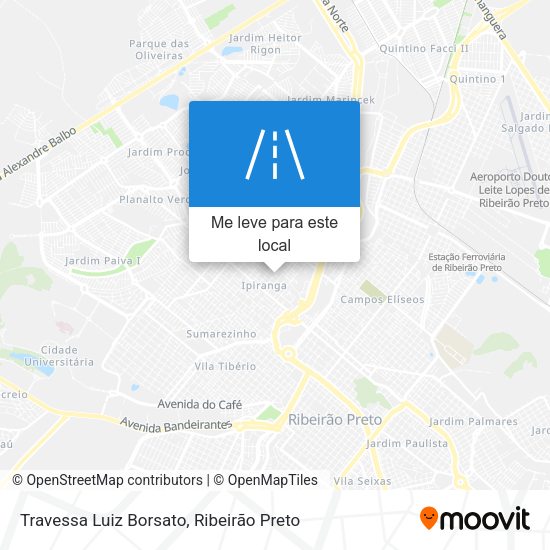 Travessa Luiz Borsato mapa