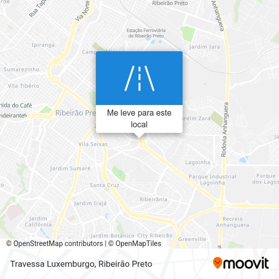 Travessa Luxemburgo mapa