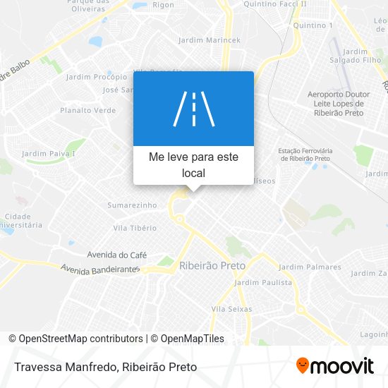 Travessa Manfredo mapa