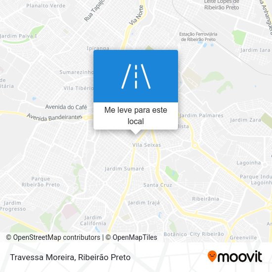 Travessa Moreira mapa