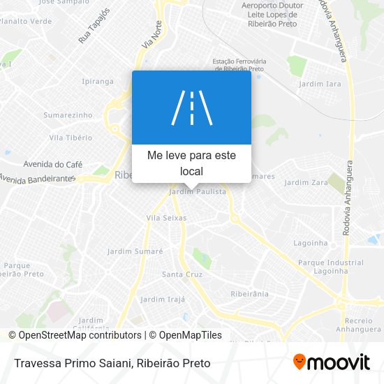 Travessa Primo Saiani mapa