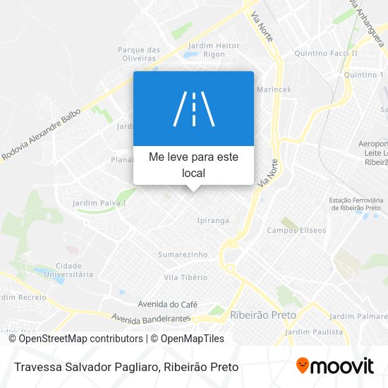 Travessa Salvador Pagliaro mapa