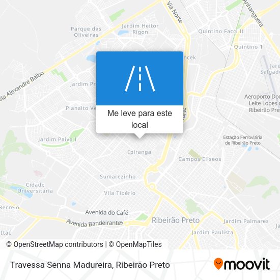 Travessa Senna Madureira mapa