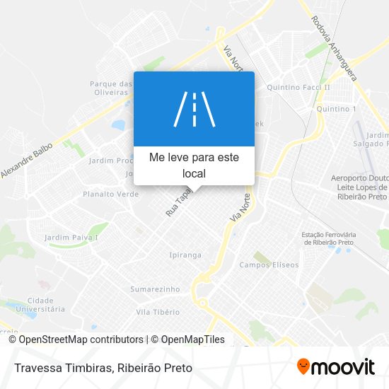Travessa Timbiras mapa