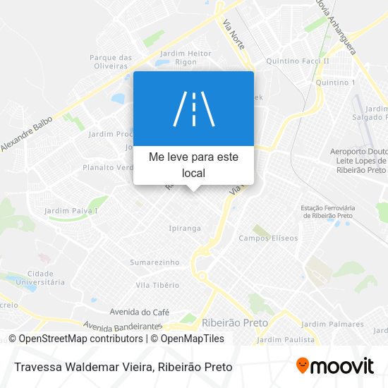 Travessa Waldemar Vieira mapa