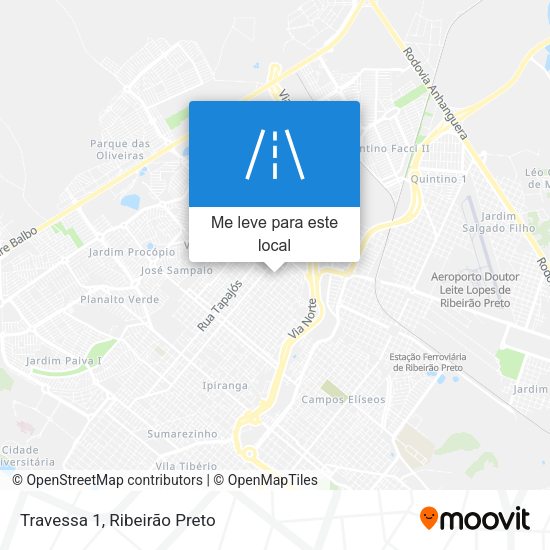 Travessa 1 mapa