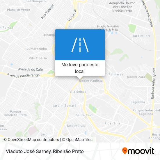 Viaduto José Sarney mapa