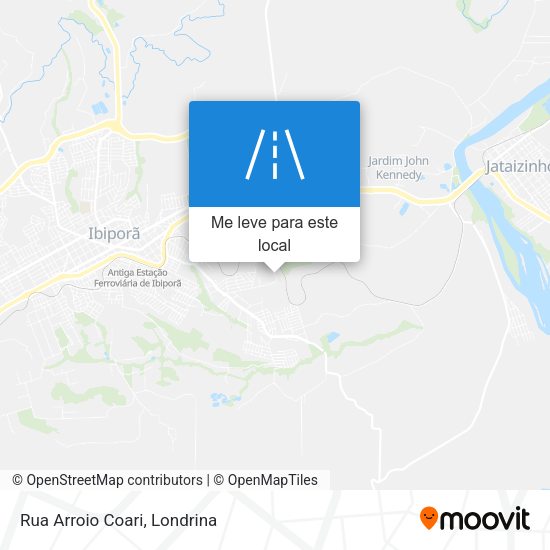 Rua Arroio Coari mapa