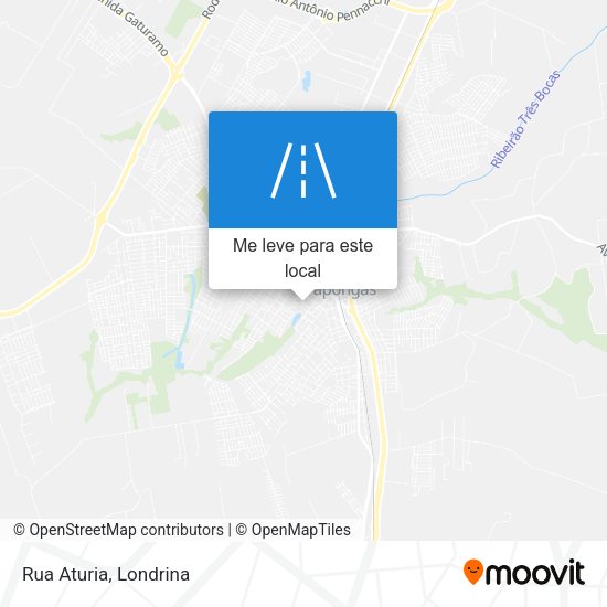 Rua Aturia mapa