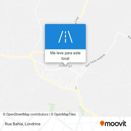 Rua Bahia mapa