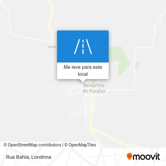 Rua Bahia mapa