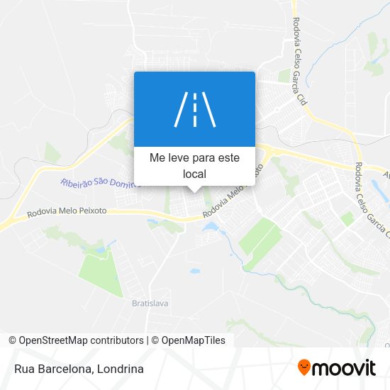 Rua Barcelona mapa