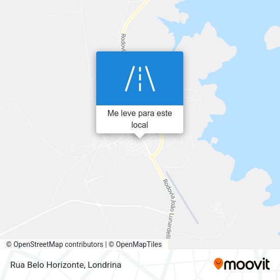 Rua Belo Horizonte mapa