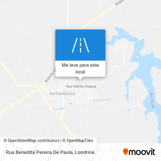Rua Benedita Pereira De Paula mapa