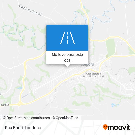 Rua Buriti mapa
