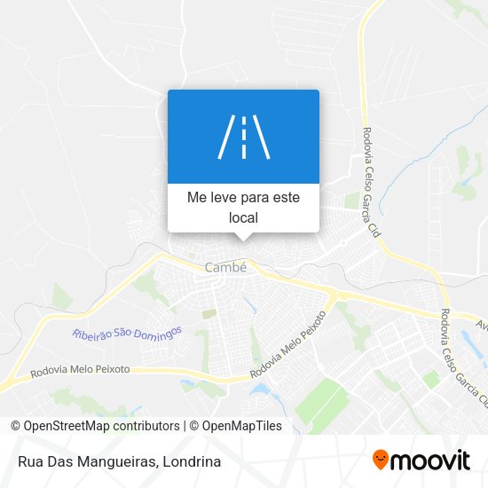 Rua Das Mangueiras mapa