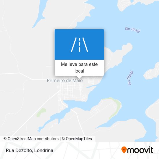 Rua Dezoito mapa