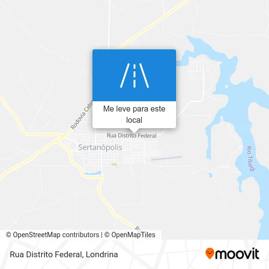 Rua Distrito Federal mapa