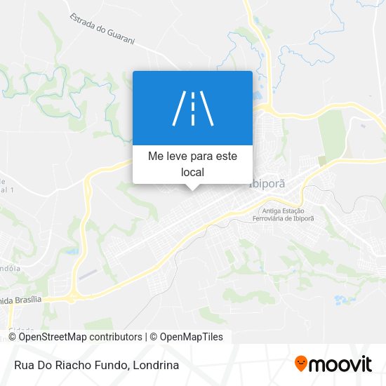 Rua Do Riacho Fundo mapa