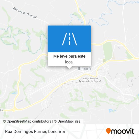 Rua Domingos Furrier mapa
