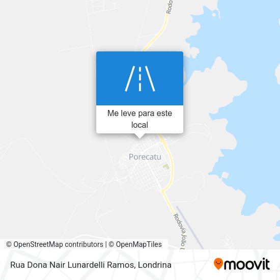 Rua Dona Nair Lunardelli Ramos mapa
