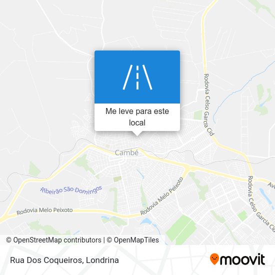 Rua Dos Coqueiros mapa