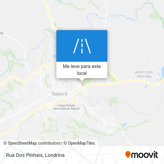 Rua Dos Pinhais mapa