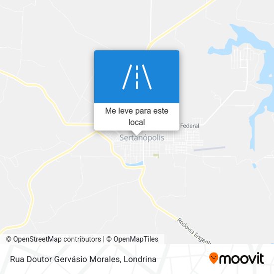 Rua Doutor Gervásio Morales mapa