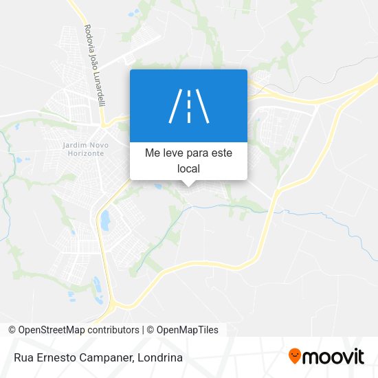 Rua Ernesto Campaner mapa