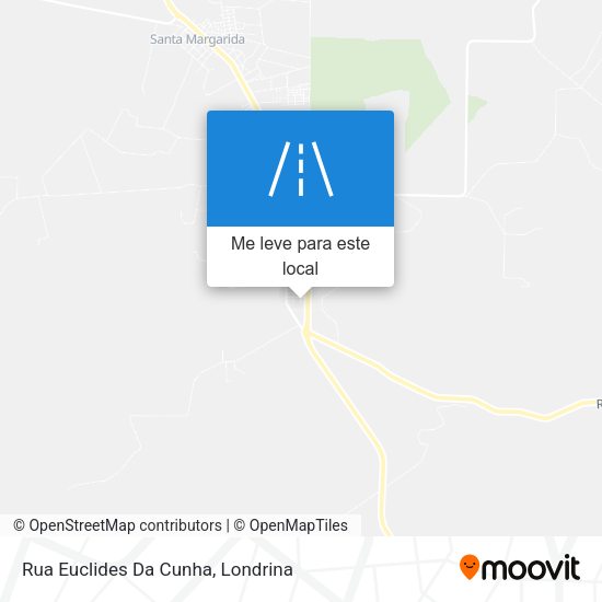Rua Euclides Da Cunha mapa