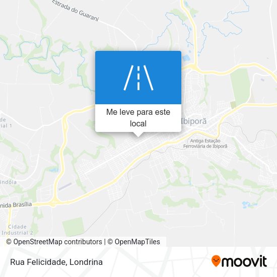 Rua Felicidade mapa