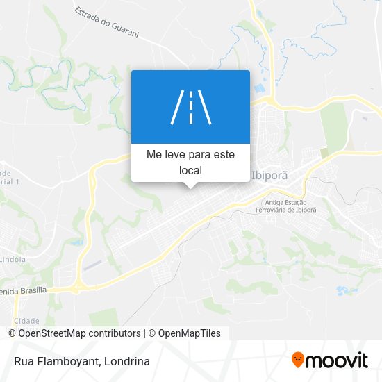 Rua Flamboyant mapa