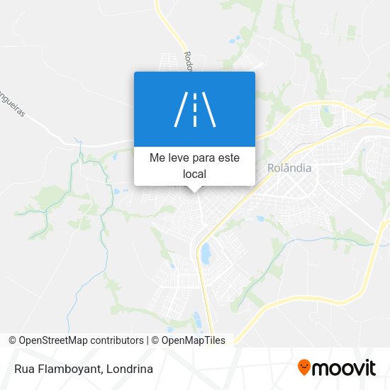 Rua Flamboyant mapa