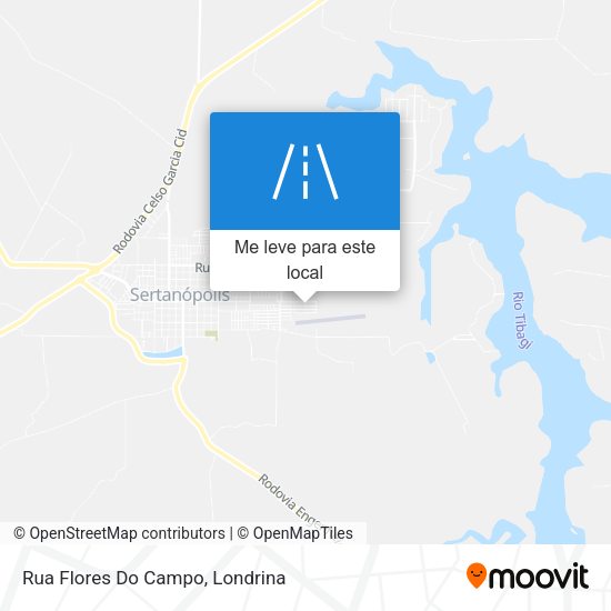 Rua Flores Do Campo mapa
