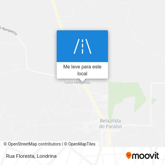 Rua Floresta mapa
