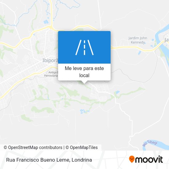 Rua Francisco Bueno Leme mapa