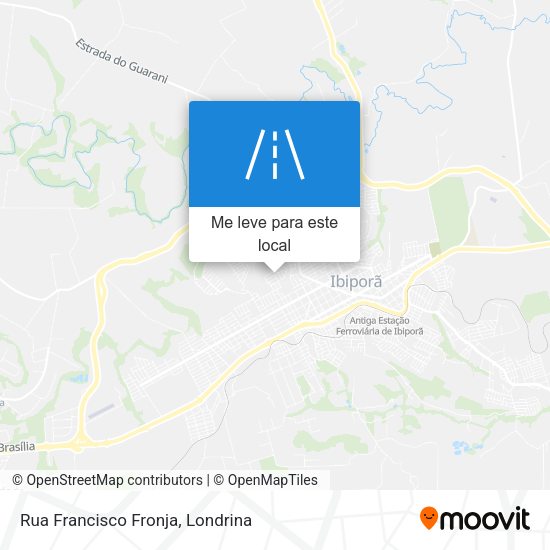 Rua Francisco Fronja mapa