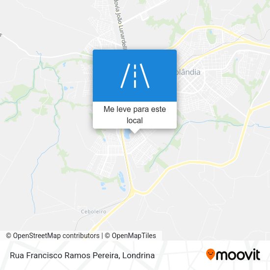 Rua Francisco Ramos Pereira mapa