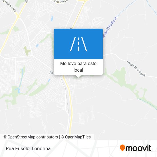 Rua Fuselo mapa