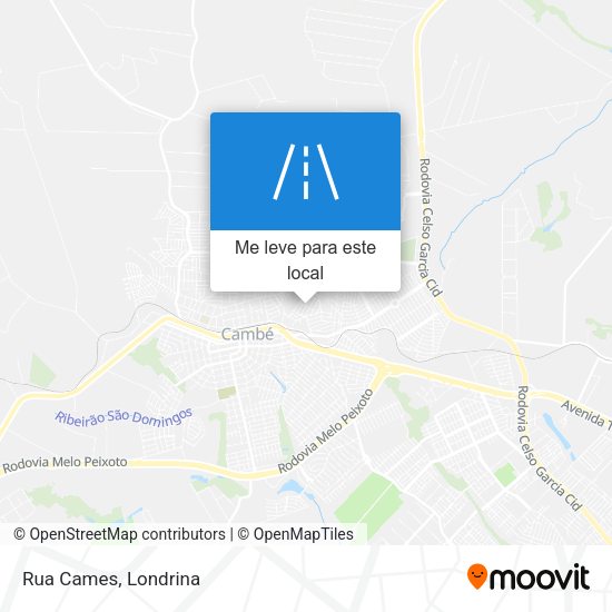 Rua Cames mapa