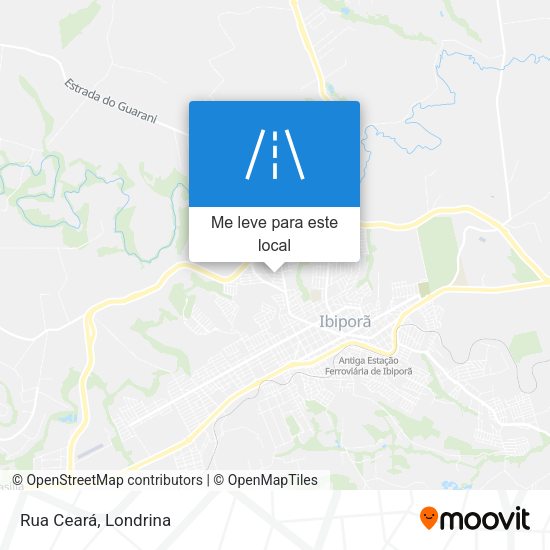 Rua Ceará mapa