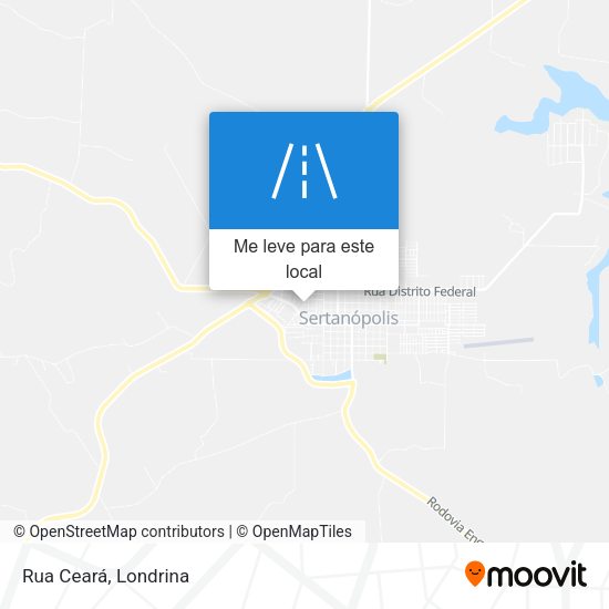 Rua Ceará mapa