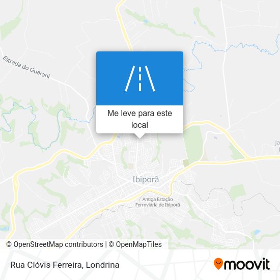 Rua Clóvis Ferreira mapa